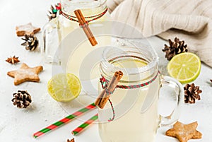 Festive Snowball Cocktail