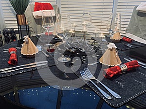 Festive table setting