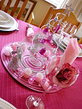 Festive table setting