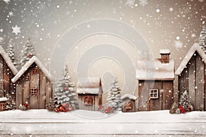 A festive vintage christmas background