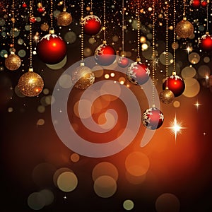 Festive xmas greeting card background