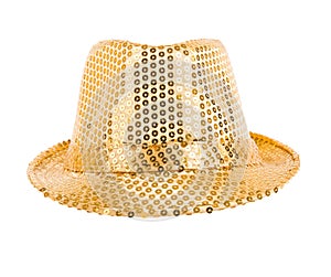 Festively gold hat