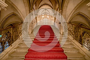 Festivity Stairs in the Vienna City Hall, Austria
