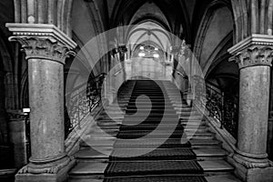 Festivity Stairs in the Vienna City Hall, Austria