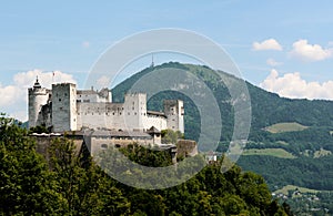 Festung Hohensalzburg and Gaisberg mountain