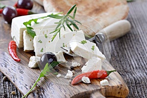 Feta cheese photo