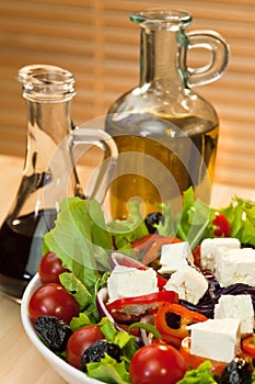 Feta Cheese Salad, Olive Oil & Balsamic Vinegar