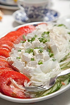 Feta & tomatoes salad