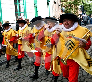 Fete de doudou in Mons, Belgium