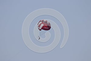 Fethiye Oludeniz sea parasailing, Mugla, Turkey