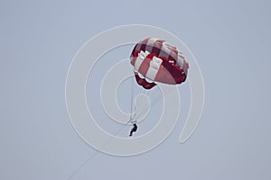 Fethiye Oludeniz sea parasailing, Mugla, Turkey