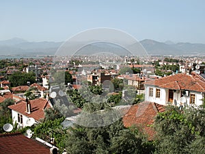 Fethiye town view, turkey photo