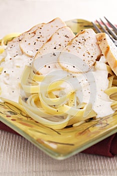 Fettuccine Alfredo With Chicken