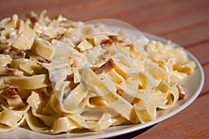 Fettuccine Carbonara photo