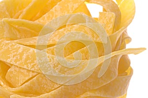 Fettuccine Isolated