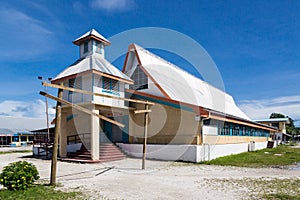 Fetu Ao Lima Morning Star Church of the Church of Tuvalu. Oceania