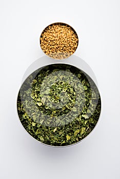 Feugreek Leaves dried or Kasuri methi