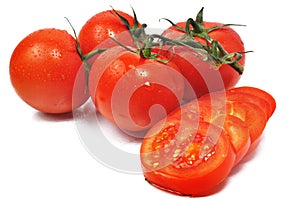 Few tasty tomatos photo