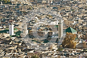Fez general view at Morocco