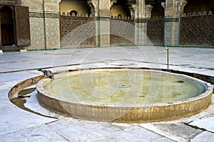 Fez Mosque fountain