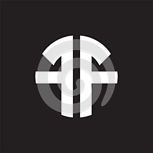 FF White Logo Vector Illustration for profesional