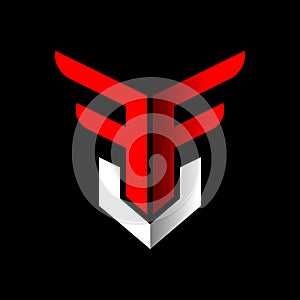 FFC letter logo creative design with vector graphic