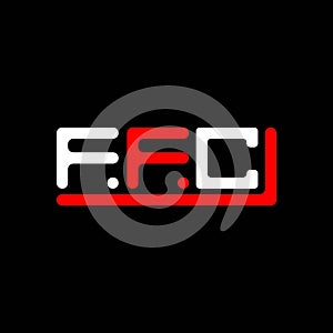 FFC letter logo creative design with vector graphic, FFC