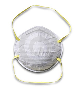 FFP1 mask isolated on white