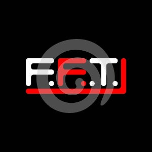 FFT letter logo creative design with vector graphic, FFT