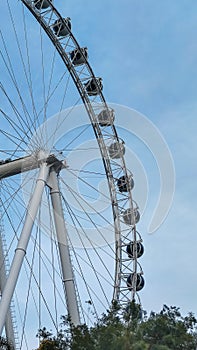 The FG Big Wheel is the Ferris wheel of BalneÃ¡rio CamboriÃº in Santa Catarina.