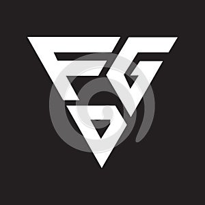FGD letter logo design on black background.FGD creative initials letter logo concept.FGD letter design