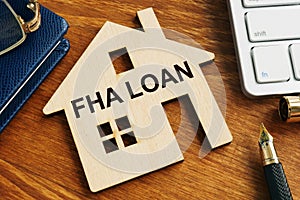FHA loan written on the model of home