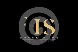 FHS abstract letter logo design