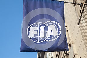 FIA logo on their office for belgrade.