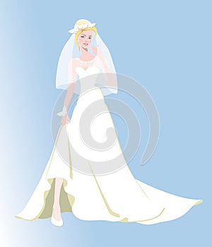 Fiancee, wedding, married life, white dress