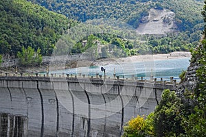 of the Fiastra Lake Sibillini Mountains