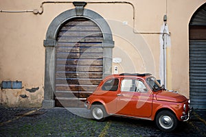 Fiat 500 in Orvieto