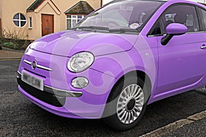 Fiat 500 small modern car