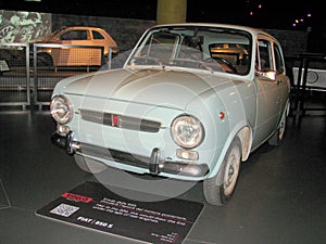 Fiat 850 S, exhibited at the National Museum of Cars.