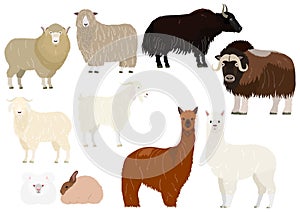 Fiber animals set