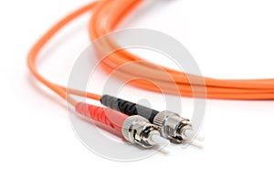 Fiber cable with connectors photo