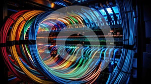 fiber cabling network