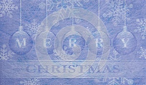 Fiber fabric and glitter film and christmas balls, christmas card