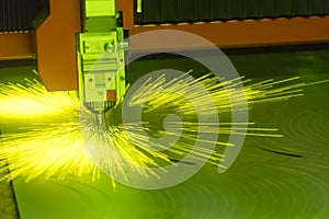 The fiber laser cutting machine