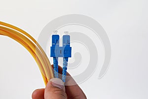 Fiber optic cable for fast internet