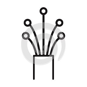 Fiber optic cable icon vector for graphic design, logo, web site, social media, mobile app, ui illustration