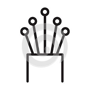 Fiber optic cable icon vector for graphic design, logo, website, social media, mobile app, UI illustration