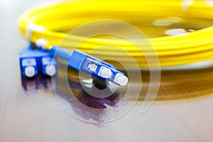 Fiber optic cable for network system