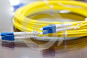 Fiber optic cable for network system