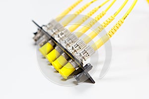 Fiber optic cable for network system